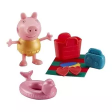 Peppa Pig Coleção Figuras Peppa Na Praia - Sunny 2317