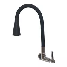 Torneira Cozinha Parede Flexível Gourmet Black 2 Jatos