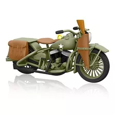 1942 Harley-davidson Wla - 2014 Ornamento Del Recuerdo Del S