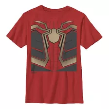 Marvel Camiseta De Traje De Spider-man Iron Man Para Niños