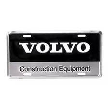 Volvo Trucks Construction Equipment Metal License Plate