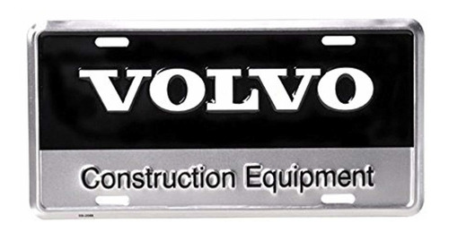 Foto de Volvo Trucks Construction Equipment Metal License Plate