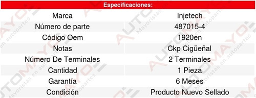 Sensor Cigeal Ckp 607 6cil 2.9l 02 Al 08 8345472 Foto 3