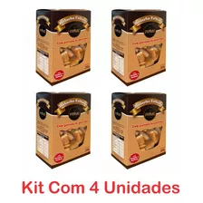 Kit Mini Bolacha Folhada Crocante Canela - Com 4 Unidades