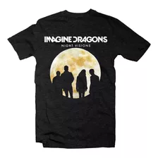 Playeras Imagine Dragons Full Color - 12 Modelos Disp