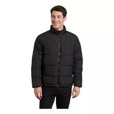  Campera Devré Inflada Lisa Negra Hombre 01d000115