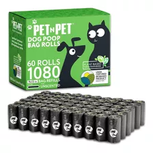 Pet N Pet Bolsa Para Excrementos De Perro 1080 Unidades