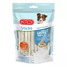 Petisco Cães Kadi Sticks Sabor Leite 70 Gramas