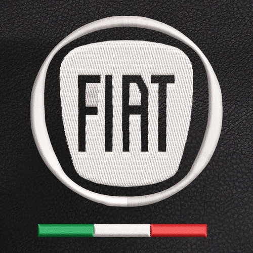 Bolsa  De Basura Para Carro Fiat Bandera Italia Logo Blanco. Foto 3