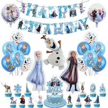 Cotillon Frozen Decoración Cumpleaños Frozen