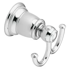 Moen Yb5403ch Kingsley Double Robe Hook Chrome