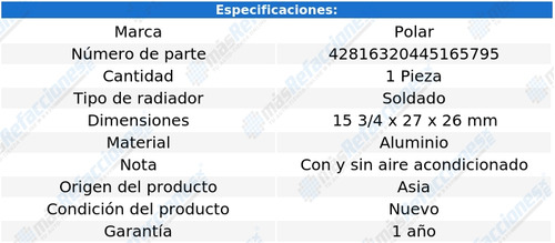 Radiador Nissan 300zx 1989 1990 1991 1992 1993 1994 V6 3.0l Foto 2