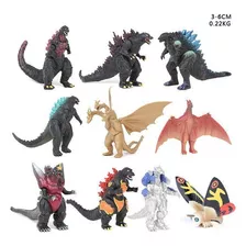 10 Pçs/conjunto Godzilla Brinquedos Figuras De Ação 2020