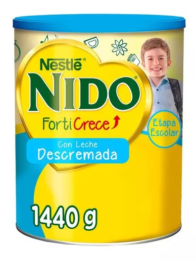 Leche Nido Forticrece Descremada 1.440g Tarro