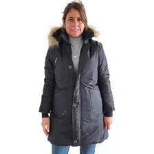 Campera Mujer Invierno Abrigada Inflable Pluma Importada Larga Camperon Talles Abrigo Dama