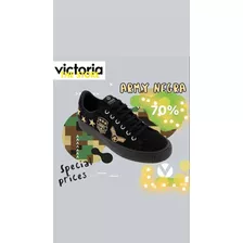 Zapatilla Victoria Army Negro