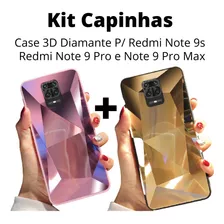 Kit 2 Capinhas 3d Diamante Para Redmi Note 9s/note 9 Pro 