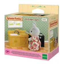 Sylvanian Families Set Mueble De Cocina + Accesorios Febo