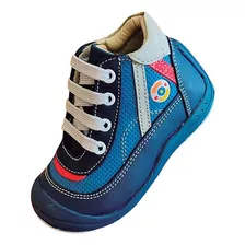 Zapato Niño Bebé Pei Uou Pibe Jack Azul