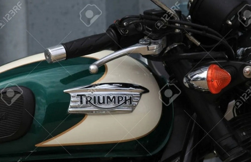 Por Emblemas De Tanque Triumph Bonneville Thruxton Scrambler Foto 3
