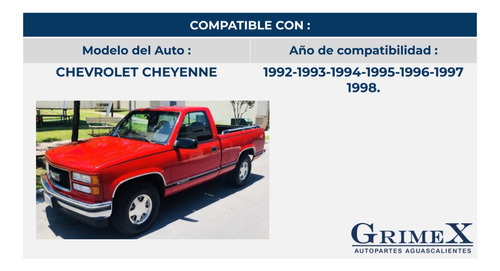 Par Espejo Cheyenne 1992-92-93-95-96-97-98-1998 Man Tyc Ore Foto 4