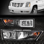 For 07-14 Cadillac Escalade Ext Esv Clear Lens Bumper Dr Ddq