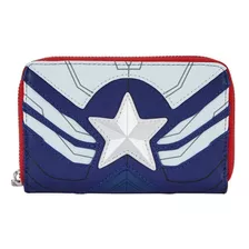 Billetera Loungefly Marvel Falcon Captain America Cosplay