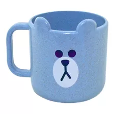 Caneca Infantil De Plástico C Rostinho Fofo Super Resistente