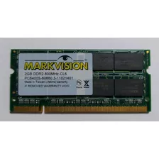 Memoria So-dimm Ddr2 800 2gb. Pc26400s Markvision Portátil