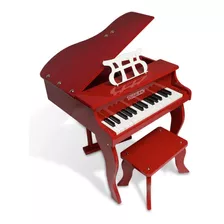 Piano Turbo Infantil 30k Teclas Turbinho Vermelho