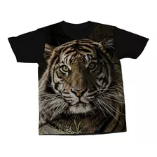 Camiseta Tigre Animal Selvagem Blusa Camisa Estampas