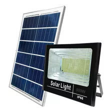 Foco Led 500w. Ip66 + Control Remoto + Panel Solar