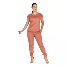 Conjunto Scrub Feminino Manga Muscle Plus Size Varias Cores