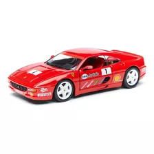 Miniatura Ferrari F355 Challenge, Bburago, Escala 1:24