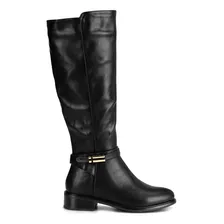 Botas Largas Planas Hermosa De Moda Para Mujer Dama Weide