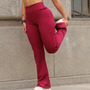 Calça Legging Leg Flare Zero Transparência Grossa Academia