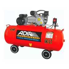 Compresora Aire Lubricado Tipo V 4hp 60lts Adir 203 