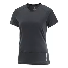 Polera Mujer Cross Run Negro Salomon