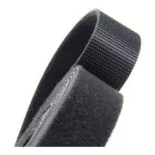 Kit 10 Pçs Abraçadeira De Cabos - Velcro Dupla Face Preto 