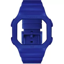 Pulseira E Caixa Para Relógio Champion Yot Azul