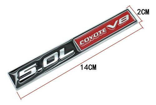Metal Car 5.0l Coyote V8 Insignia Pegatina Para Ford 5.0 Fx4 Foto 5