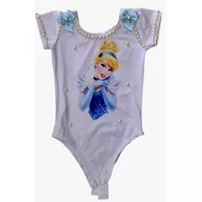 Body Personalizado Cinderela Com Perolas E Envio Já