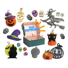 Caja Sorpresa Misteriosa Halloween 60pz Bisuteria Acero Inox