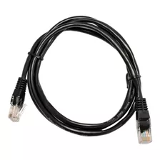 Cable De Red Ethernet Patchcord Cat 5e, 2 Metros Negro