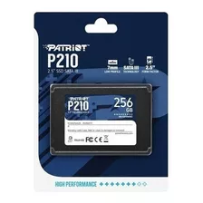 Disco Duro Patriot Solido 256gb Ssd 2.5 Sata 3 P210