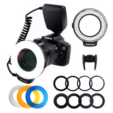 Luz De Flash Con Adaptador De Pantalla Lcd Para Canon Nikon