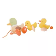 Juguete De Madera Para Niños Patos De Arrastre