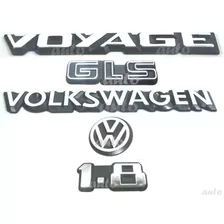 Emblemas Voyage Gls Volkswagen 1.8 + Vw Mala - 1987 À 1990