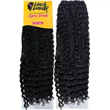 Cabelo Sintético Gypsy Braids 360gr 75cm - Black Beauty Cor 1 Preto