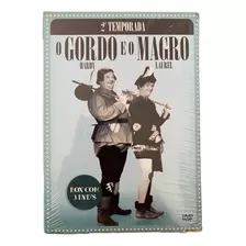 Box 3 Dvd's O Gordo E O Magro - 2ª Temporada (lacrado)